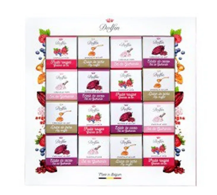 Assortiment Gourmands Sucré Salé 4 Saveurs - 48 napolitains - DOLFIN