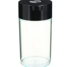 Boite conservatrice avec vide d'air 400gr/1.3L noir et transparente - Coffeevac