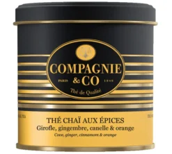 Boite Luxe Thé Chaï aux Épices - Vrac 120 g - COMPAGNIE & CO