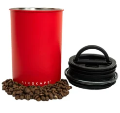 Boîte de conservation rouge cerise mat 500 gr - Airscape