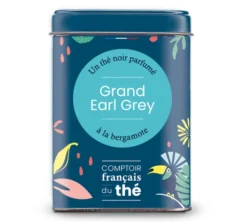 Boîte Thé Grand Earl Grey - Vrac 100g - COMPTOIR FRANÇAIS DU THÉ