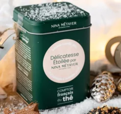 Boîte Thé Noir Délicatesse Étoilée - Vrac 90 g - COMPTOIR FRANÇAIS DU THÉ
