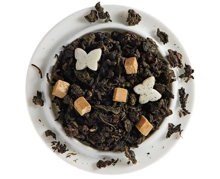 Boîte Thé Oolong Caramel Beurre Salé - Vrac 100 g - COMPTOIR FRANÇAIS DU THÉ