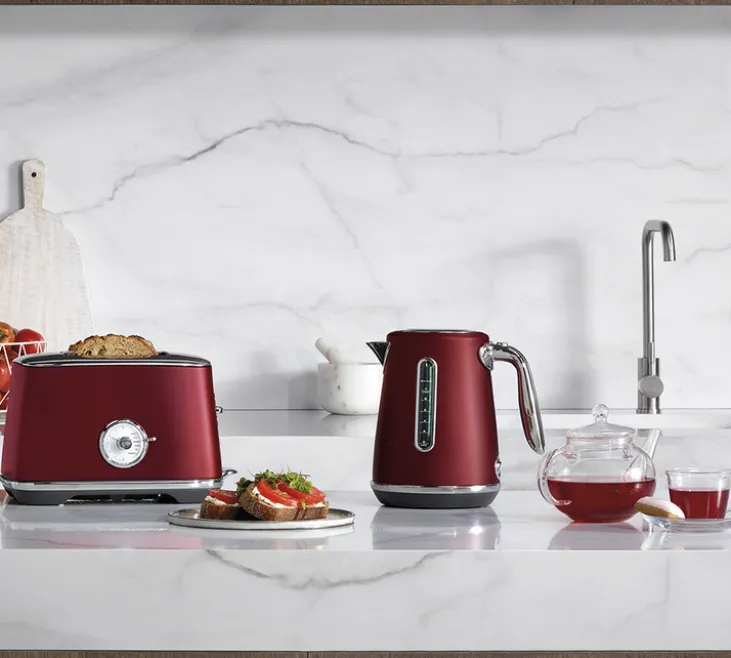 Bouilloire SAGE Soft Top Luxe Rouge Velours SKE735RVC4EEU1 - 1,7 L