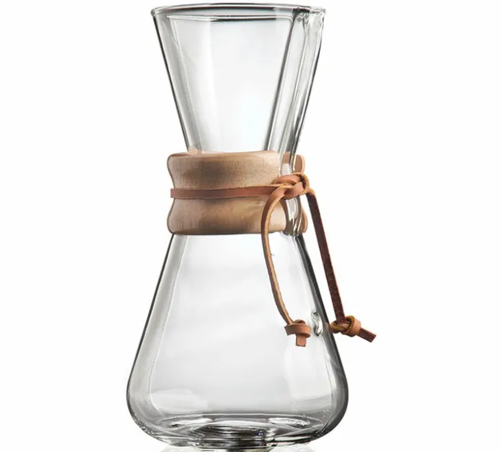 Cafetière Chemex en verre 3 tasses