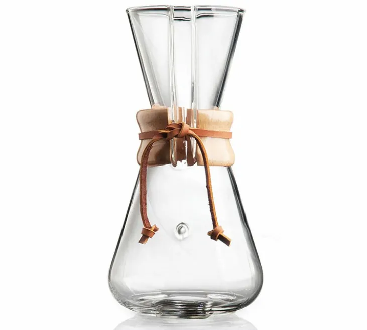 Cafetière Chemex en verre 3 tasses