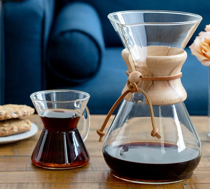 Cafetière Chemex en verre 10 tasses