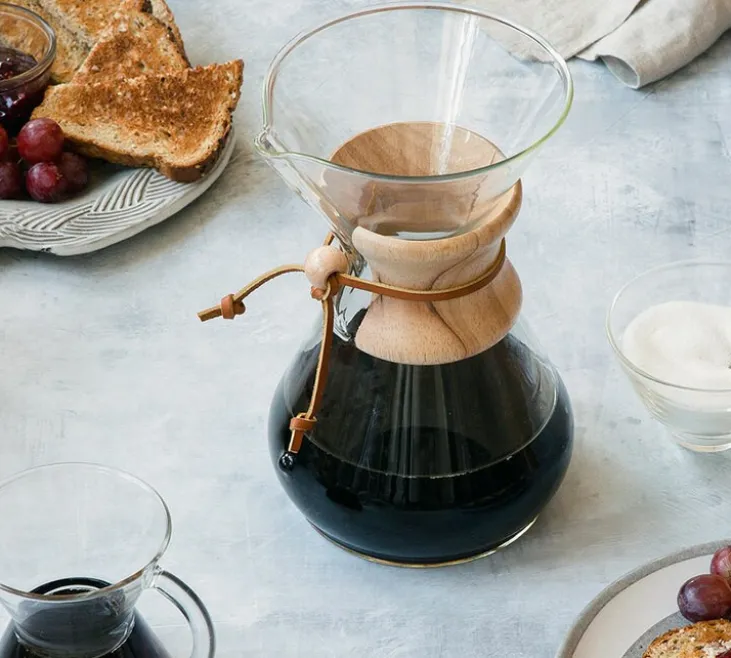 Cafetière Chemex en verre 10 tasses