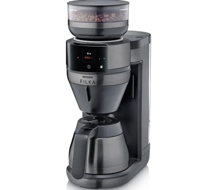 Cafetière filtre Filka 2.0 KA4855 verseuse isotherme + bac à grain additionnel - SEVERIN