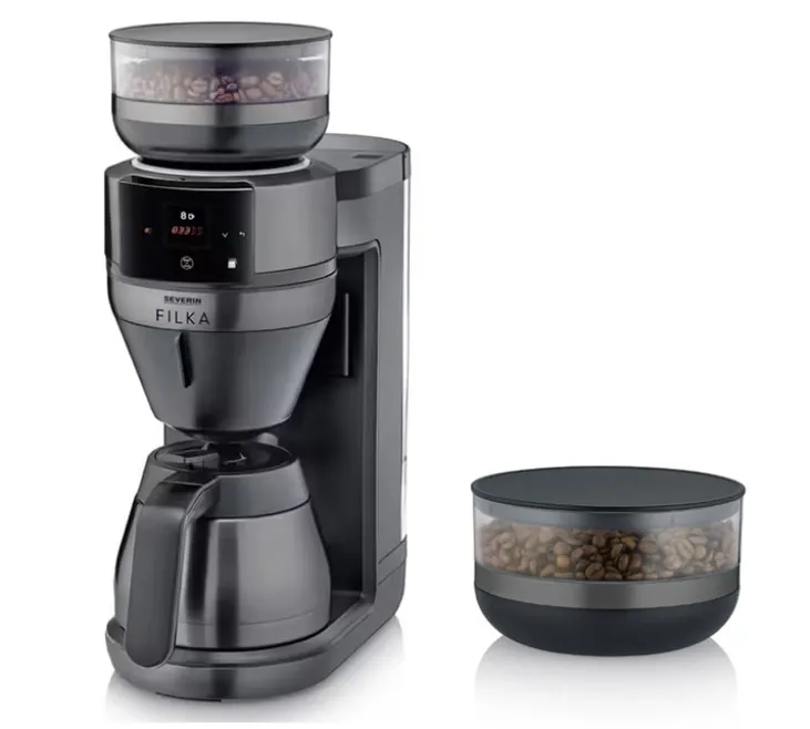 Cafetière filtre Filka 2.0 KA4855 verseuse isotherme + bac à grain additionnel - SEVERIN