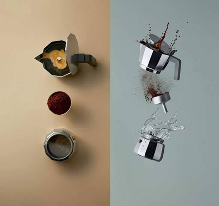Cafetière italienne - Moka by David Chipperfield 3 tasses / 15 cl - ALESSI