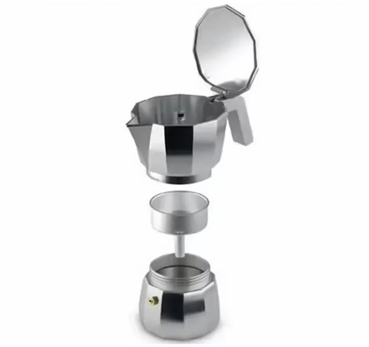 Cafetière italienne - Moka by David Chipperfield 3 tasses / 15 cl - ALESSI