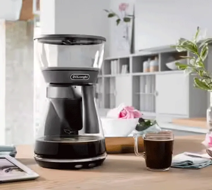 Cafetière électrique DELONGHI Clessidra ICM17210 pour café filtre et slow coffee