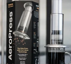 Cafetière nomade AEROPRESS Premium PR005 Silver
