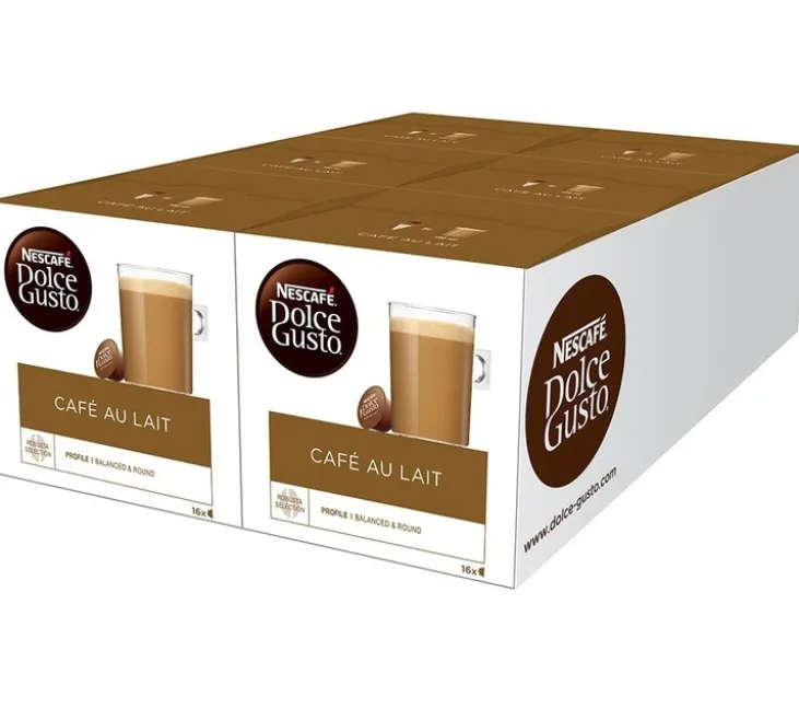 96 capsules Café au Lait - Nescafé* DOLCE GUSTO*
