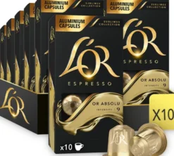 100 capsules compatible Nespresso* Original Or Absolu - L'OR ESPRESSO