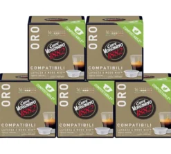 80 Capsules compatibles A Modo Mio compostables Oro - Caffè Vergnano