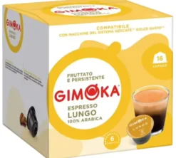 96 capsules compatibles Nescafé* Dolce Gusto* Lungo - GIMOKA