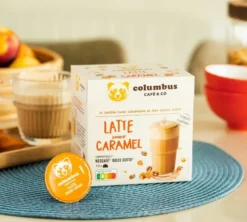 12 Capsules compatibles Nescafé* Dolce Gusto* Latte Caramel - Columbus Café
