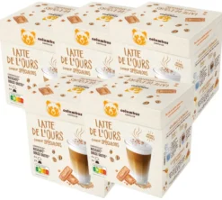 60 capsules compatibles Nescafé* Dolce Gusto* Latté de l’Ours Spéculoos – COLUMBUS
