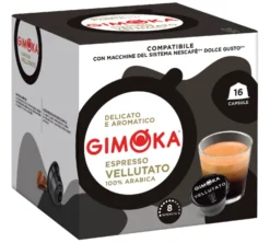 16 capsules compatibles Nescafé* Dolce Gusto* Vellutato - GIMOKA