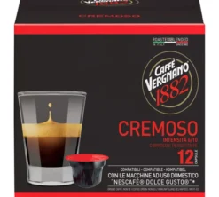 12 capsules compatibles Nescafé* Dolce Gusto* Cremoso - CAFFE VERGNANO