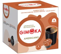 16 capsules compatibles Nescafé* Dolce Gusto* Espresso Americano - GIMOKA