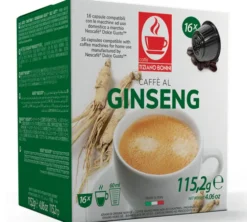 16 capsules compatibles Nescafé* Dolce Gusto* Ginseng – CAFFE BONINI