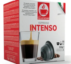 16 capsules compatibles Nescafé* Dolce Gusto* Espresso Intenso – CAFFE BONINI