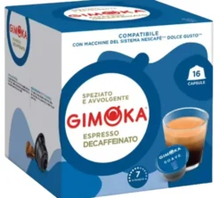 96 capsules compatibles Nescafé* Dolce Gusto* Espresso Décaféiné - GIMOKA