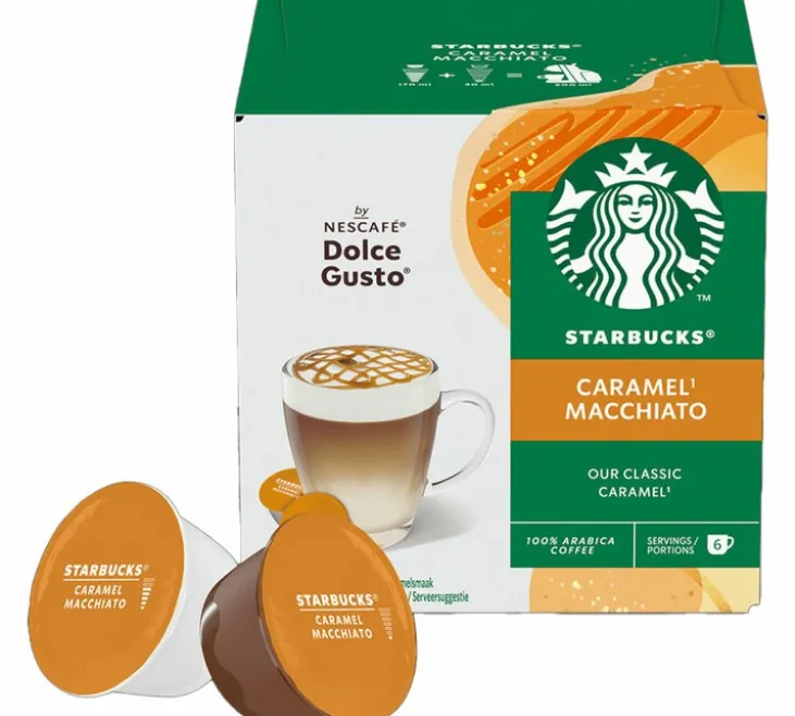 12 capsules compatibles Nescafé* Dolce Gusto* Latte Macchiato Caramel – STARBUCKS