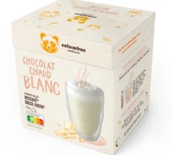 12 capsules compatibles Nescafé* Dolce Gusto* Chocolat blanc – COLUMBUS