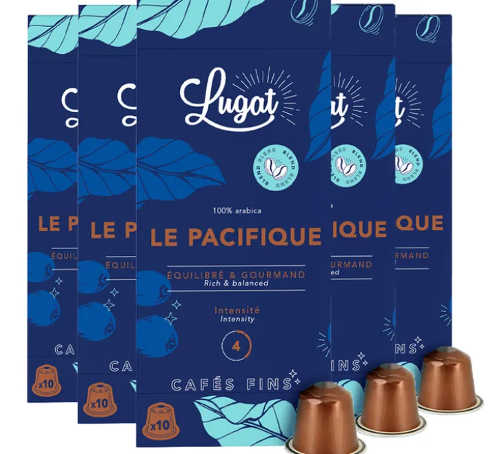 50 capsules compatibles Nespresso* Original Le Pacifique - LUGAT