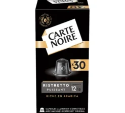 90 capsules compatibles Nespresso* Original Ristretto Puissant n°12 - CARTE NOIRE