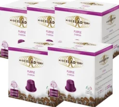 50 capsules compatibles Nespresso* Original Purple Energia - MISCELA D'ORO