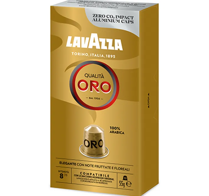 50 capsules compatibles Nespresso* Original Espresso Qualita Oro - LAVAZZA