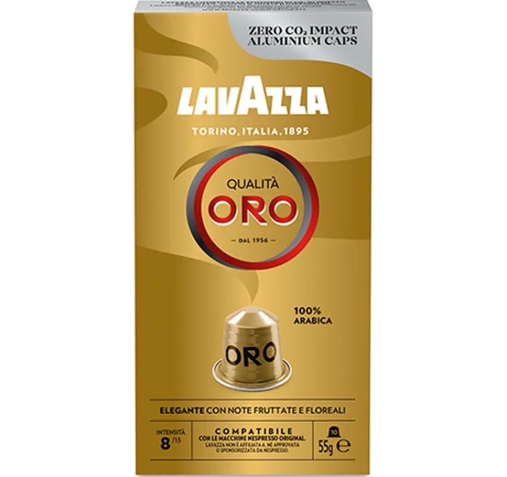 50 capsules compatibles Nespresso* Original Espresso Qualita Oro - LAVAZZA