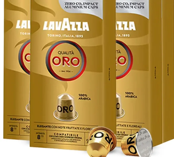 50 capsules compatibles Nespresso* Original Espresso Qualita Oro - LAVAZZA