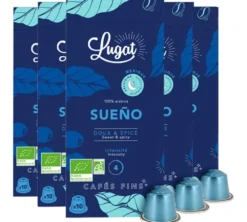 50 capsules compatibles Nespresso* Original Deca bio Sueño bio - LUGAT
