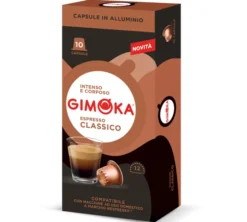 10 capsules compatibles Nespresso* Original Espresso Classico - GIMOKA