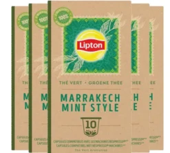 50 capsules compatibles Nespresso* Original Thé Vert Marrakech Mint - LIPTON