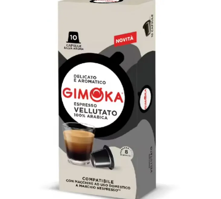 10 capsules compatibles Nespresso* Original Vellutato - GIMOKA