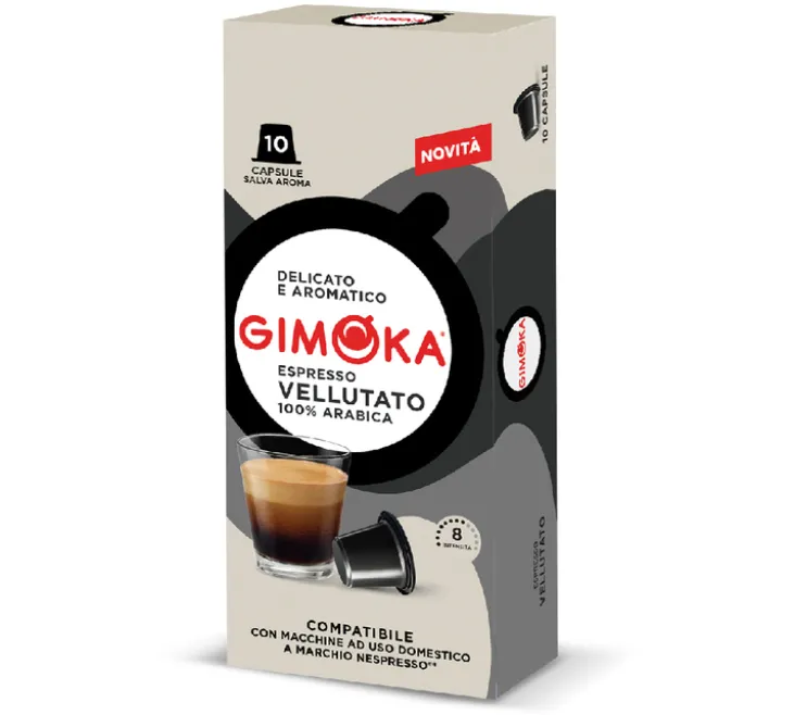 10 capsules compatibles Nespresso* Original Vellutato - GIMOKA