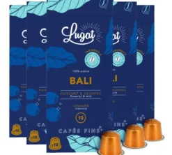 50 capsules compatibles Nespresso* Original Bali - LUGAT - Anti Gaspi - DLUO 18/11/2026