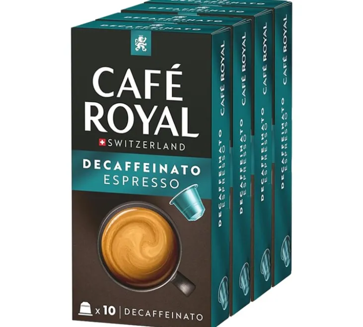 50 capsules compatibles Nespresso* Original Decaffeinato - CAFÉ ROYAL