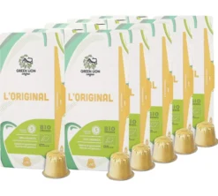 100 capsules compatibles Nespresso* L'Original Bio - GREEN LION COFFEE