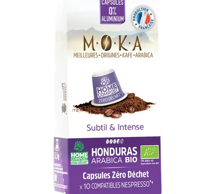 10 capsules compatibles Nespresso* Original Honduras bio - MOKA
