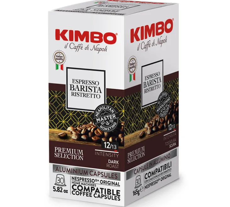 30 capsules compatibles Nespresso* Original Espresso barista ristretto - KIMBO
