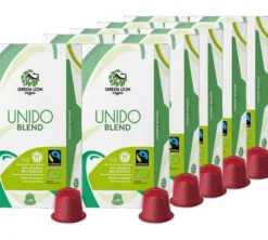 100 capsules compatibles Nespresso* Original Unido Blend Bio Fairtrade - GREEN LION COFFEE