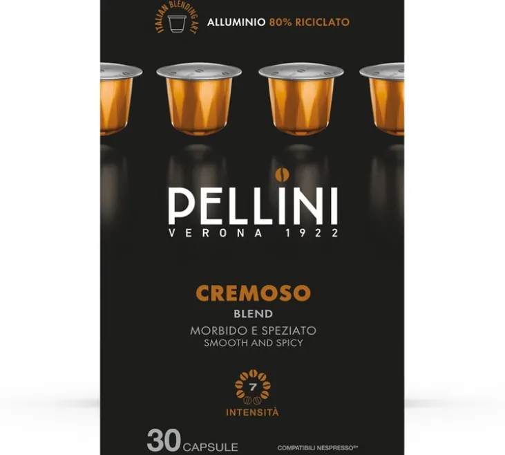 30 capsules compatibles Nespresso* Original Cremoso - PELLINI
